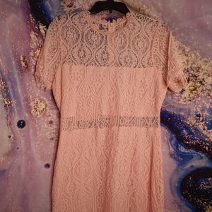 Light Pink Lace Dress